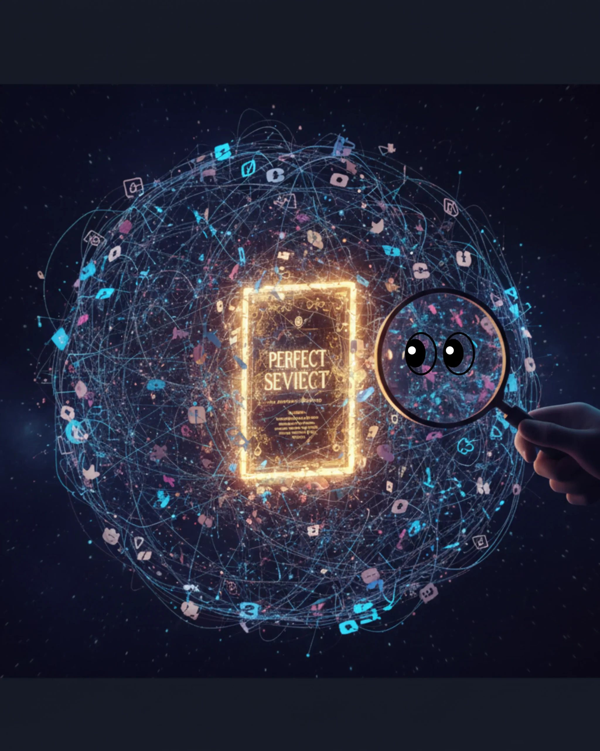 an earth-shaped network with writing-perfect service